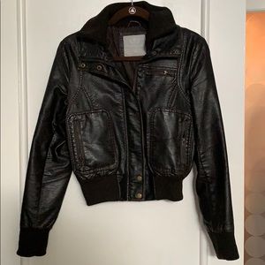Faux Leather Jacket